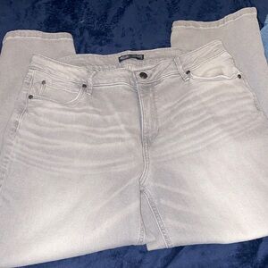 Simply Vera Vera Wang Light Gray Boyfriend Jeans